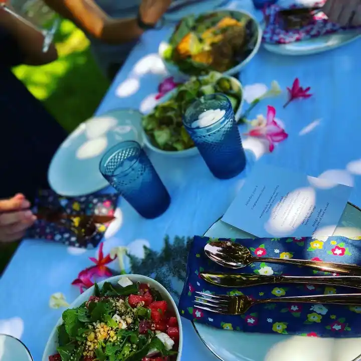 A lunch table